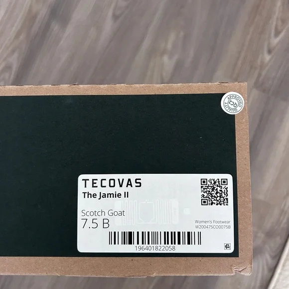 NIB Tecovas Jamie II Chestnut Leather Cowboy Boots with stitching - Picture 12 of 15